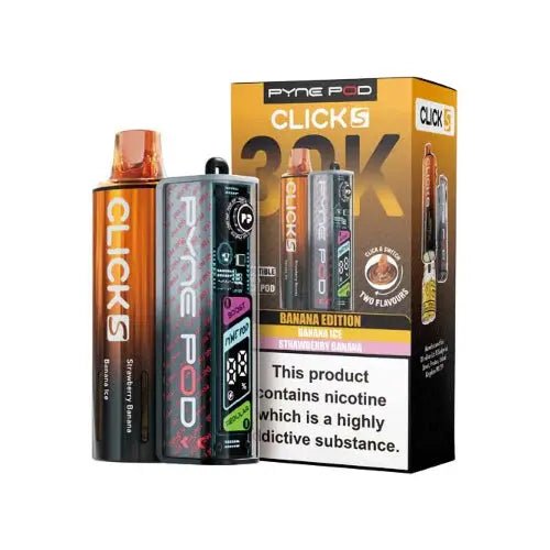 Pyne Pod Click S 30K Prefilled Pod Kit - Banana Edition-Planet Puff