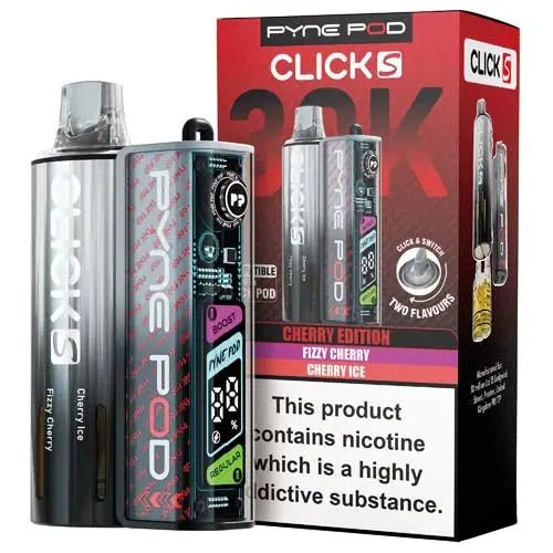 Pyne Pod Click S 30K Prefilled Pod Kit - Cherry Edition-Planet Puff