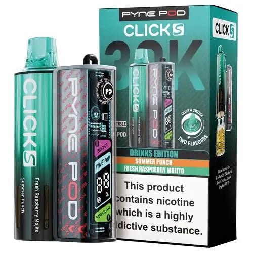 Pyne Pod Click S 30K Prefilled Pod Kit - Drinks Edition-Planet Puff