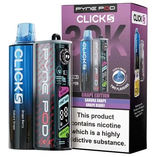 Pyne Pod Click S 30K Prefilled Pod Kit - Grape Edition-Planet Puff
