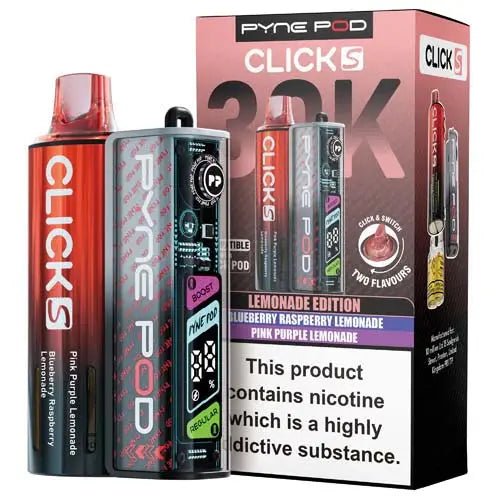 Pyne Pod Click S 30K Prefilled Pod Kit - Lemonade Edition-Planet Puff