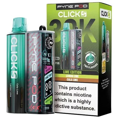 Pyne Pod Click S 30K Prefilled Pod Kit - Lime Edition-Planet Puff