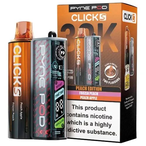 Pyne Pod Click S 30K Prefilled Pod Kit - Peach edition-Planet Puff
