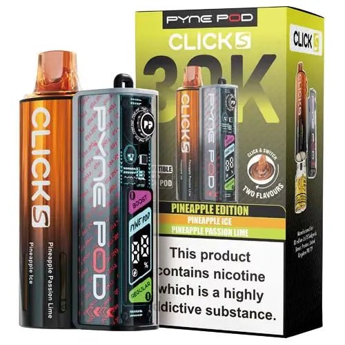 Pyne Pod Click S 30K Prefilled Pod Kit - Pineapple edition-Planet Puff