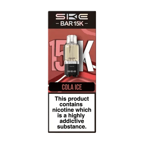 SKE Bar 15K Refill Pods + Container Tank | Crystal Vapes -Cola Ice-Planet Puff