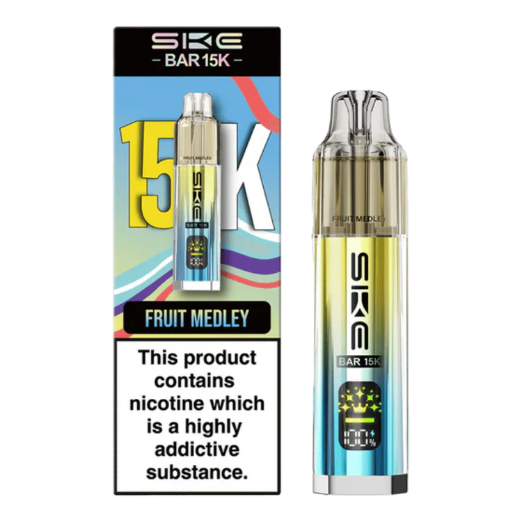 SKE Crystal Bar 15K Prefilled Vape Kit | Crystal Vape - Fruit Medley-Planet Puff