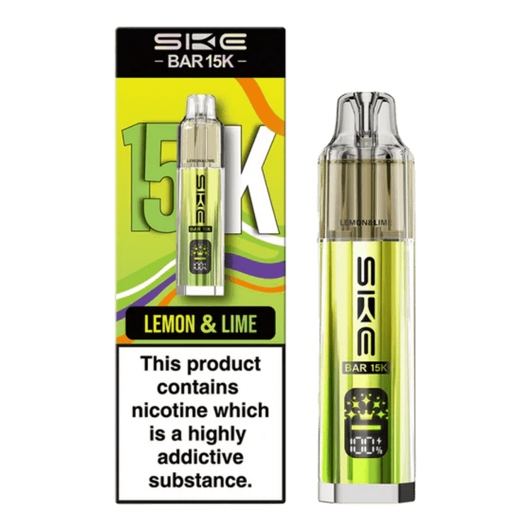 SKE Crystal Bar 15K Prefilled Vape Kit | Crystal Vape - Lemon Lime-Planet Puff