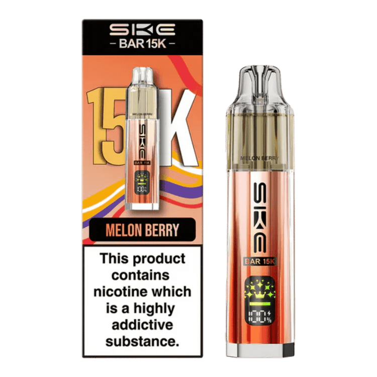 SKE Crystal Bar 15K Prefilled Vape Kit | Crystal Vape - Melon Berry-Planet Puff