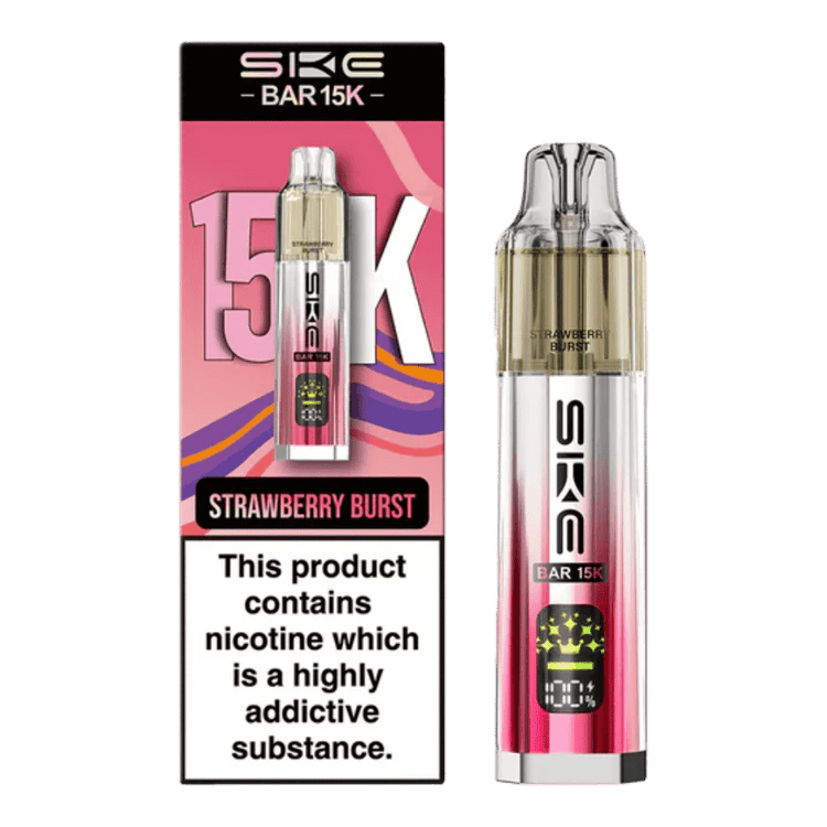 SKE Crystal Bar 15K Prefilled Vape Kit | Crystal Vape - Strawberry Burst-Planet Puff