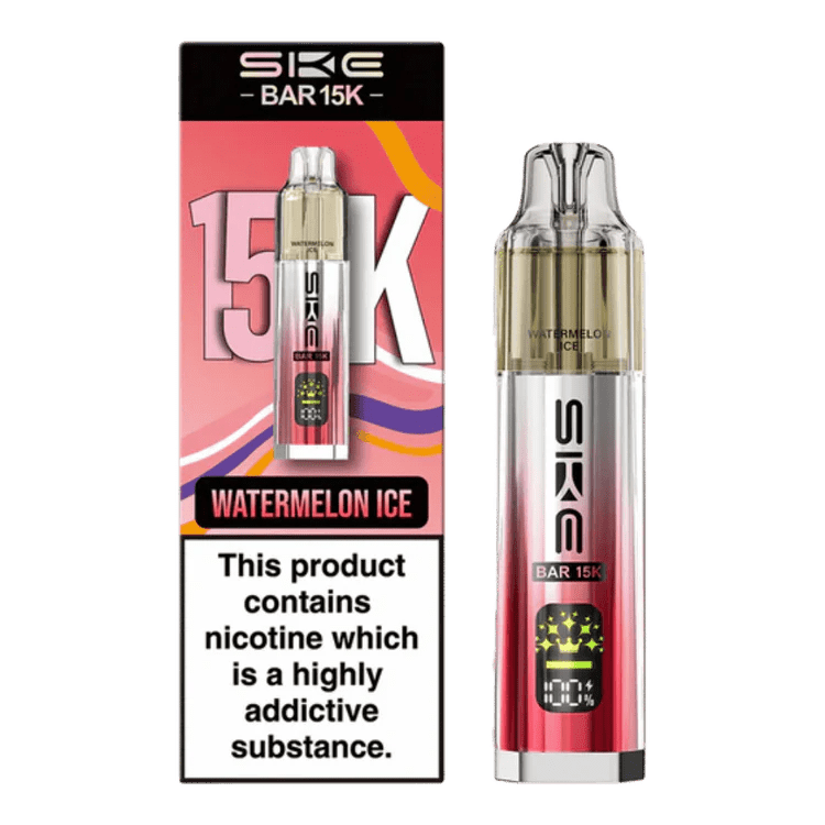 SKE Crystal Bar 15K Prefilled Vape Kit | Crystal Vape - Watermelon Ice-Planet Puff