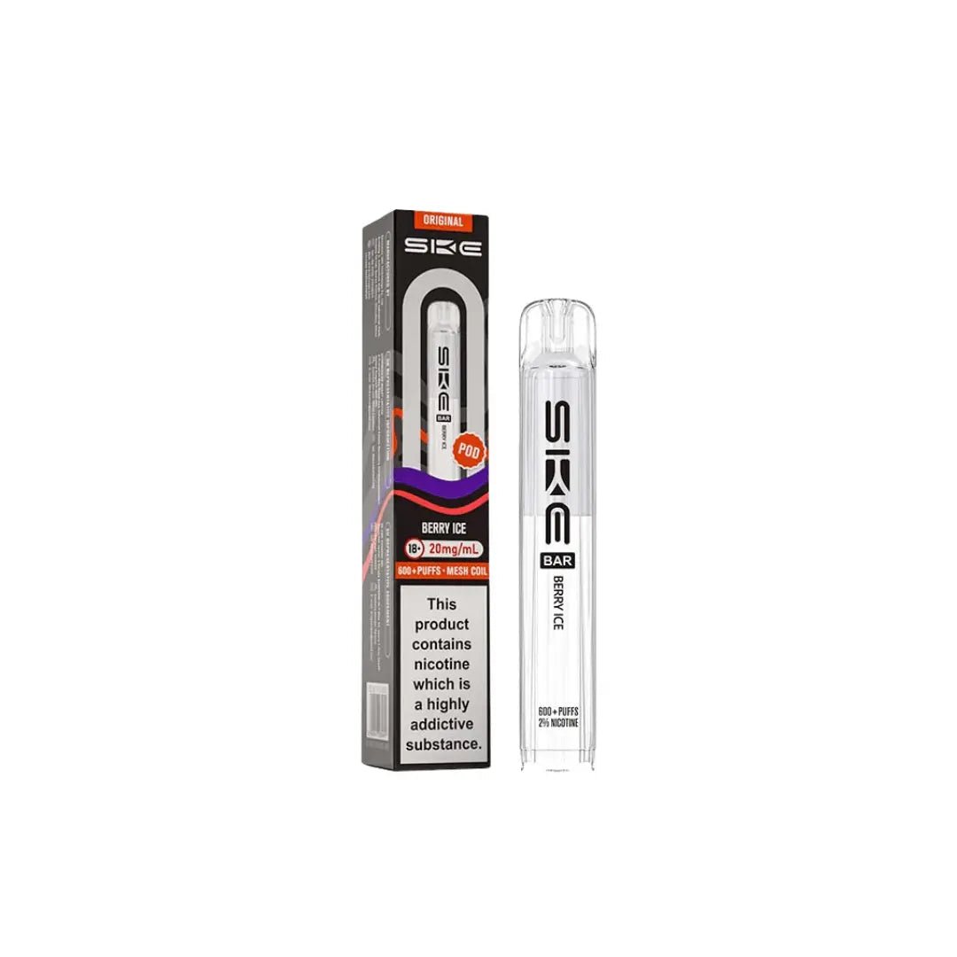 SKE Bar 600 Refill Pods | Crystal Vapes - Berry Ice-Planet Puff