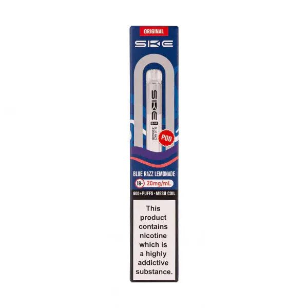 SKE Bar 600 Refill Pods | Crystal Vapes - Blue Razz Lemonade-Planet Puff
