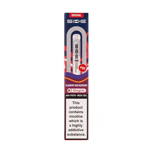 SKE Bar 600 Refill Pods | Crystal Vapes - Blueberry Sour Raspberry-Planet Puff
