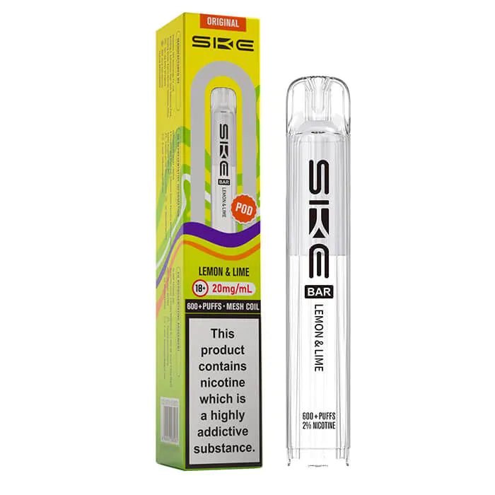 SKE Bar 600 Refill Pods | Crystal Vapes - Lemon Lime-Planet Puff
