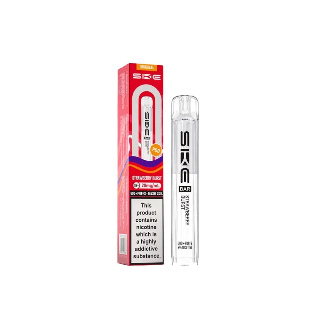 SKE Bar 600 Refill Pods | Crystal Vapes - Strawberry Burst-Planet Puff