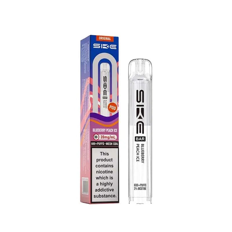 SKE Bar 600 Refill Pods | Crystal Vapes - Strawberry Raspberry-Planet Puff