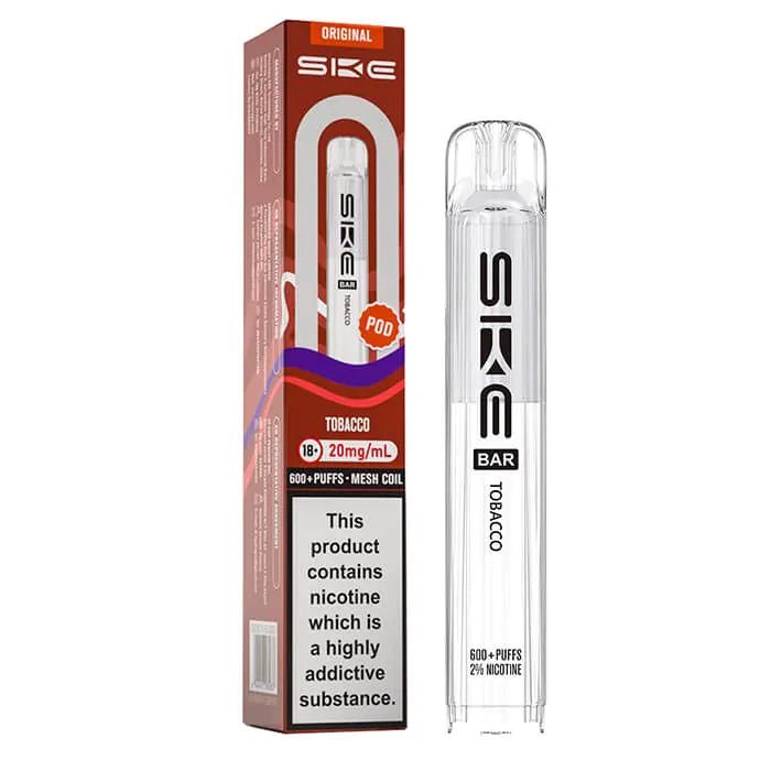 SKE Bar 600 Refill Pods | Crystal Vapes - Tobacco-Planet Puff