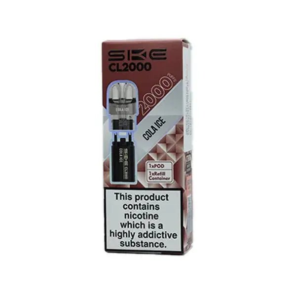 SKE Crystal CL2000 Refill Pods -Cola Ice-Planet Puff
