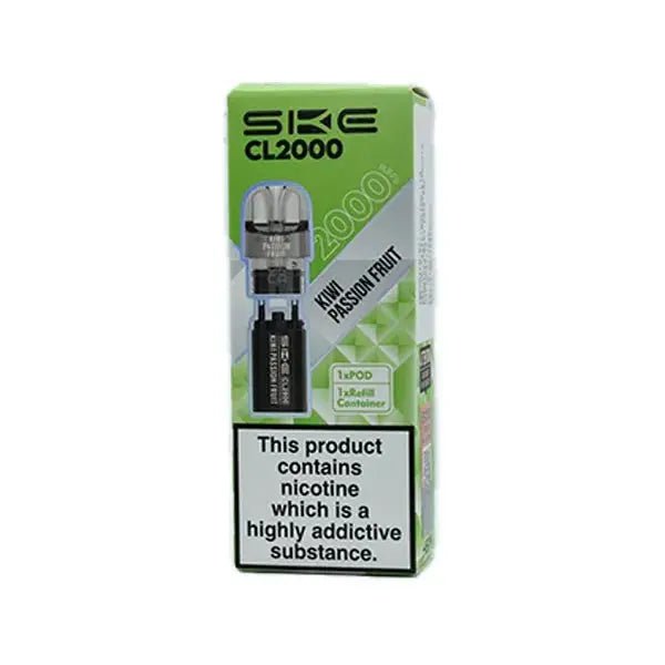 SKE Crystal CL2000 Refill Pods -Kiwi Passion Guava-Planet Puff