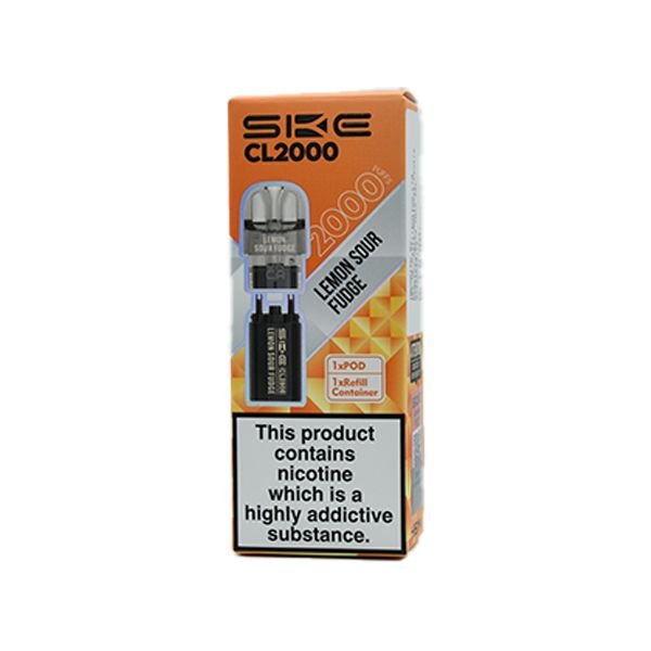SKE Crystal CL2000 Refill Pods -Lemon Sour Fudge-Planet Puff