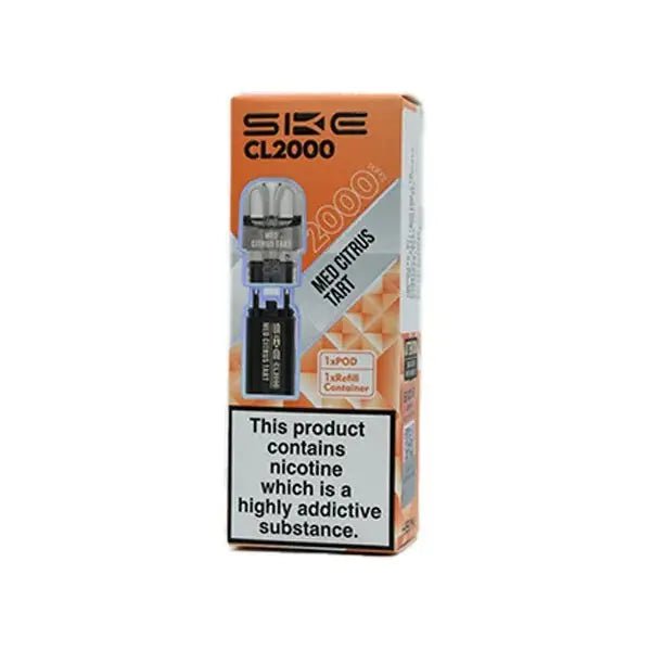 SKE Crystal CL2000 Refill Pods -Med Citrus Tart-Planet Puff