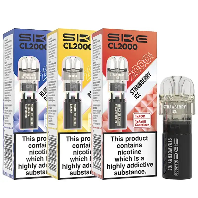 SKE Crystal CL2000 Refill Pods --Planet Puff