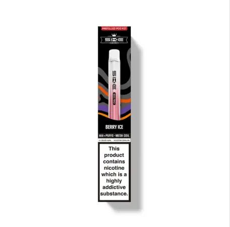 SKE Crystal Pro 600 Puffs Prefilled Vape Pod Kit | Crystal Vapes - Berry Ice-Planet Puff