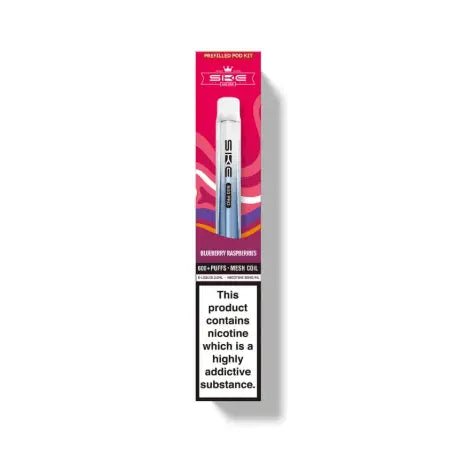 SKE Crystal Pro 600 Puffs Prefilled Vape Pod Kit | Crystal Vapes - Blueberry Raspberries-Planet Puff