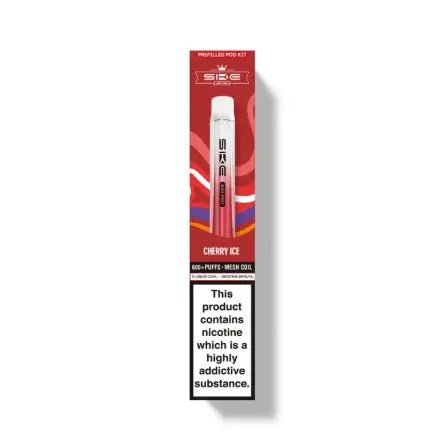 SKE Crystal Pro 600 Puffs Prefilled Vape Pod Kit | Crystal Vapes - Cherry Ice-Planet Puff