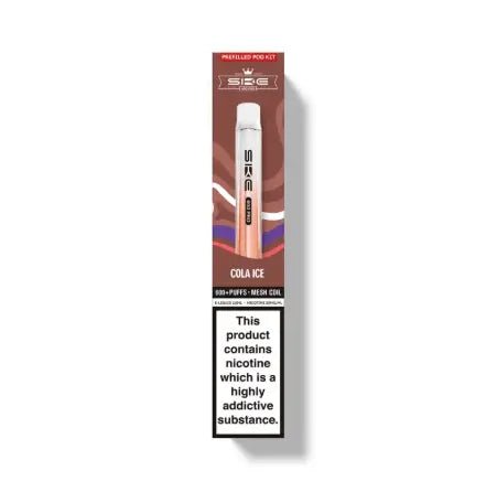 SKE Crystal Pro 600 Puffs Prefilled Vape Pod Kit | Crystal Vapes - Cola Ice-Planet Puff