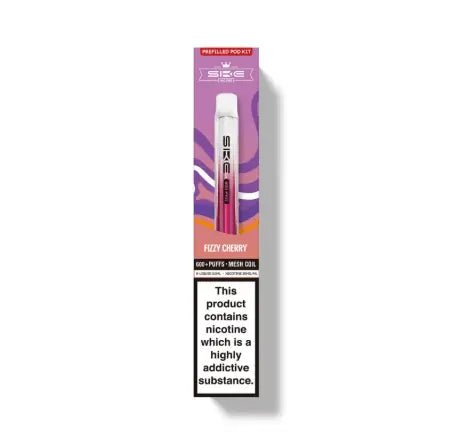 SKE Crystal Pro 600 Puffs Prefilled Vape Pod Kit | Crystal Vapes - Fizzy Cherry-Planet Puff
