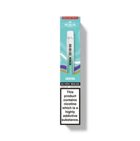 SKE Crystal Pro 600 Puffs Prefilled Vape Pod Kit | Crystal Vapes - Menthol-Planet Puff