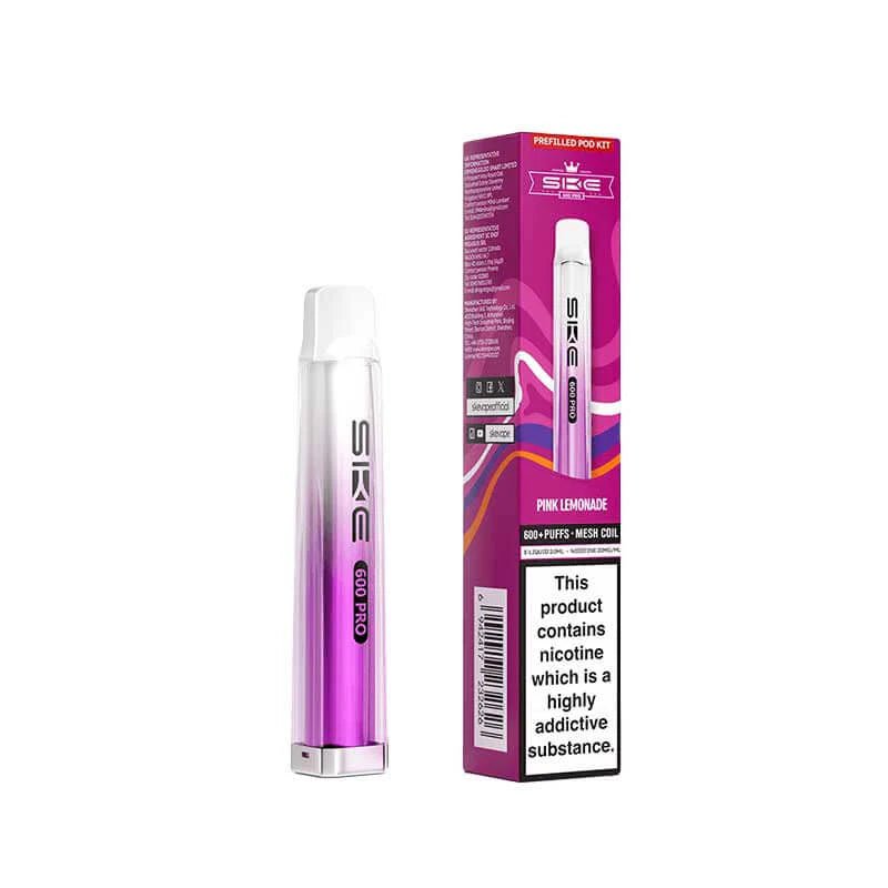 SKE Crystal Pro 600 Puffs Prefilled Vape Pod Kit | Crystal Vapes - Pink Lemonade-Planet Puff