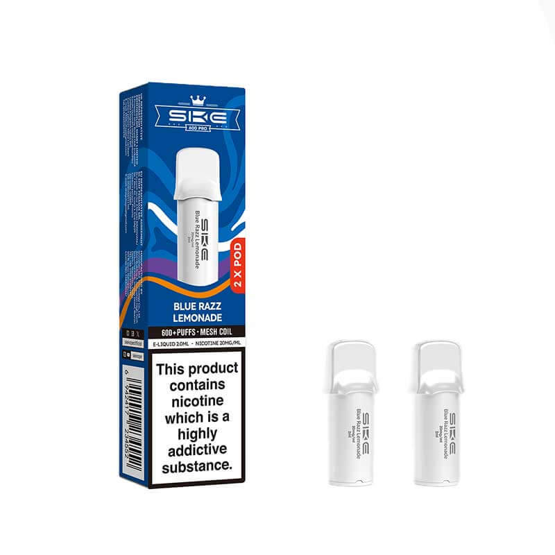 SKE Crystal Pro 600 Refill Pods - (2 Pack) - Blue Razz Lemonade-Planet Puff