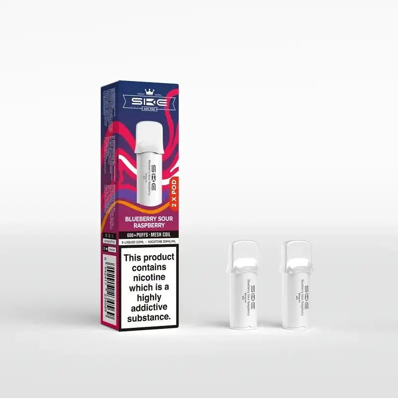 SKE Crystal Pro 600 Refill Pods - (2 Pack) - Blueberry Sour Raspberry-Planet Puff