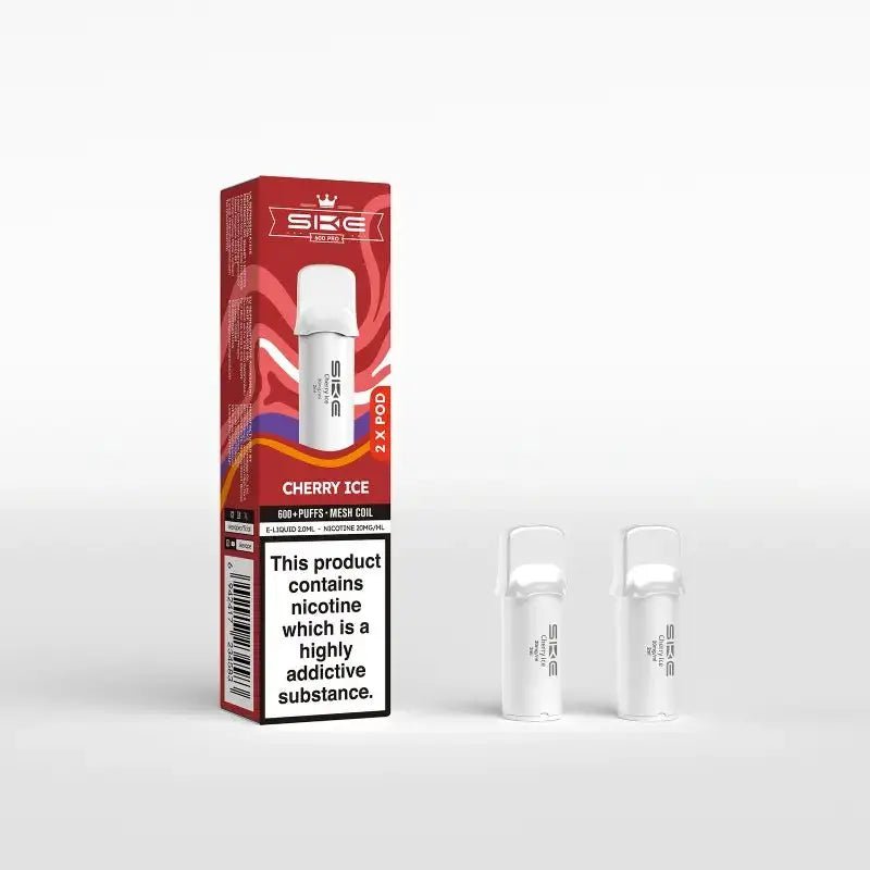 SKE Crystal Pro 600 Refill Pods - (2 Pack) - Cherry Ice-Planet Puff