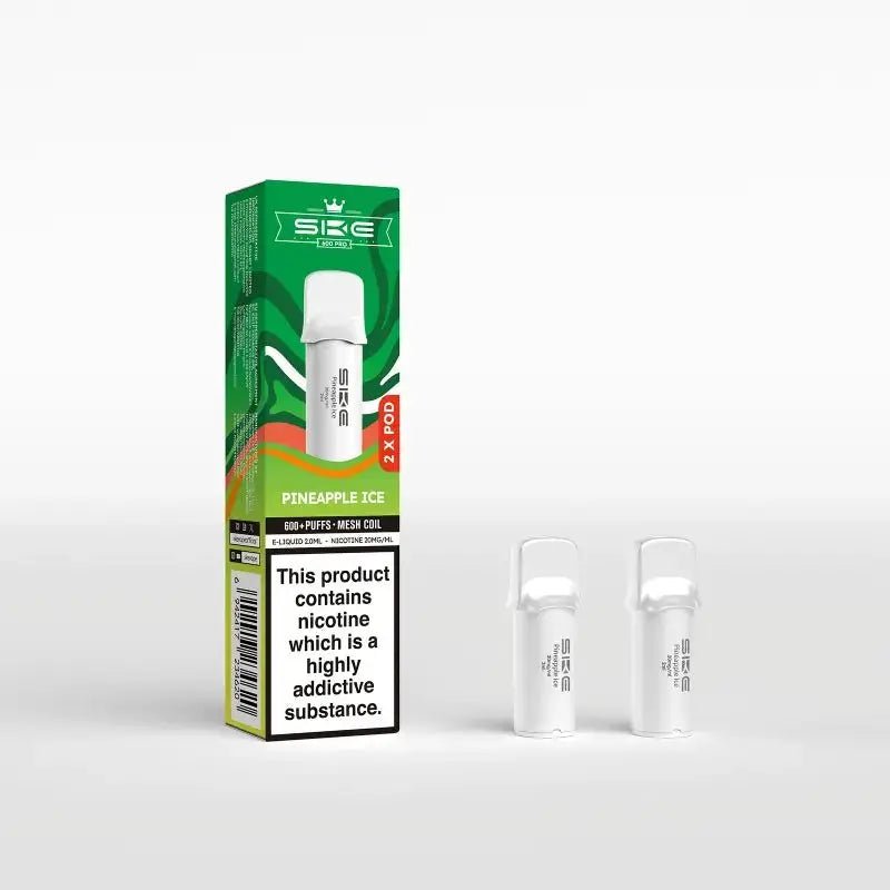 SKE Crystal Pro 600 Refill Pods - (2 Pack) - Pineapple Ice-Planet Puff