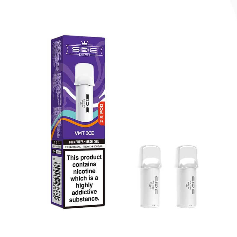 SKE Crystal Pro 600 Refill Pods - (2 Pack) - VMT Ice-Planet Puff