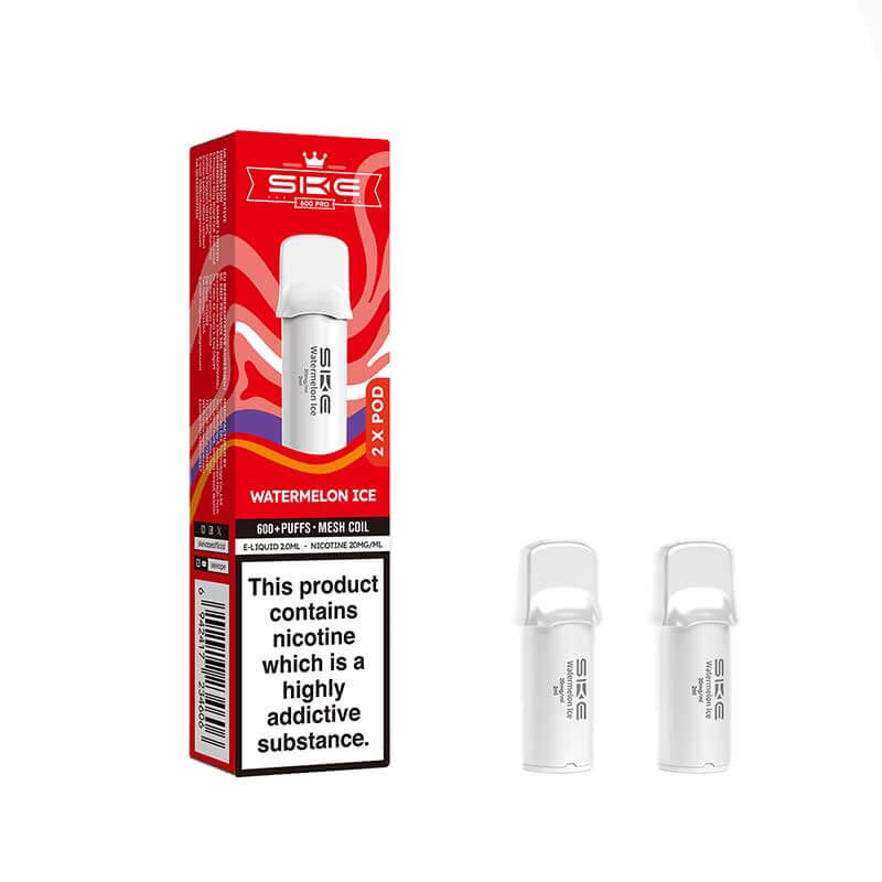 SKE Crystal Pro 600 Refill Pods - (2 Pack) - Watermelon Ice-Planet Puff