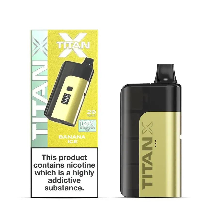 Titan X Prefilled Pod Kit | Popular Titan Vape - Banana Ice-Planet Puff
