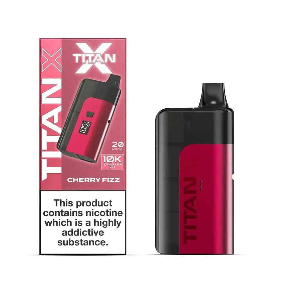 Titan X Prefilled Pod Kit | Popular Titan Vape - Cherry Fizz-Planet Puff