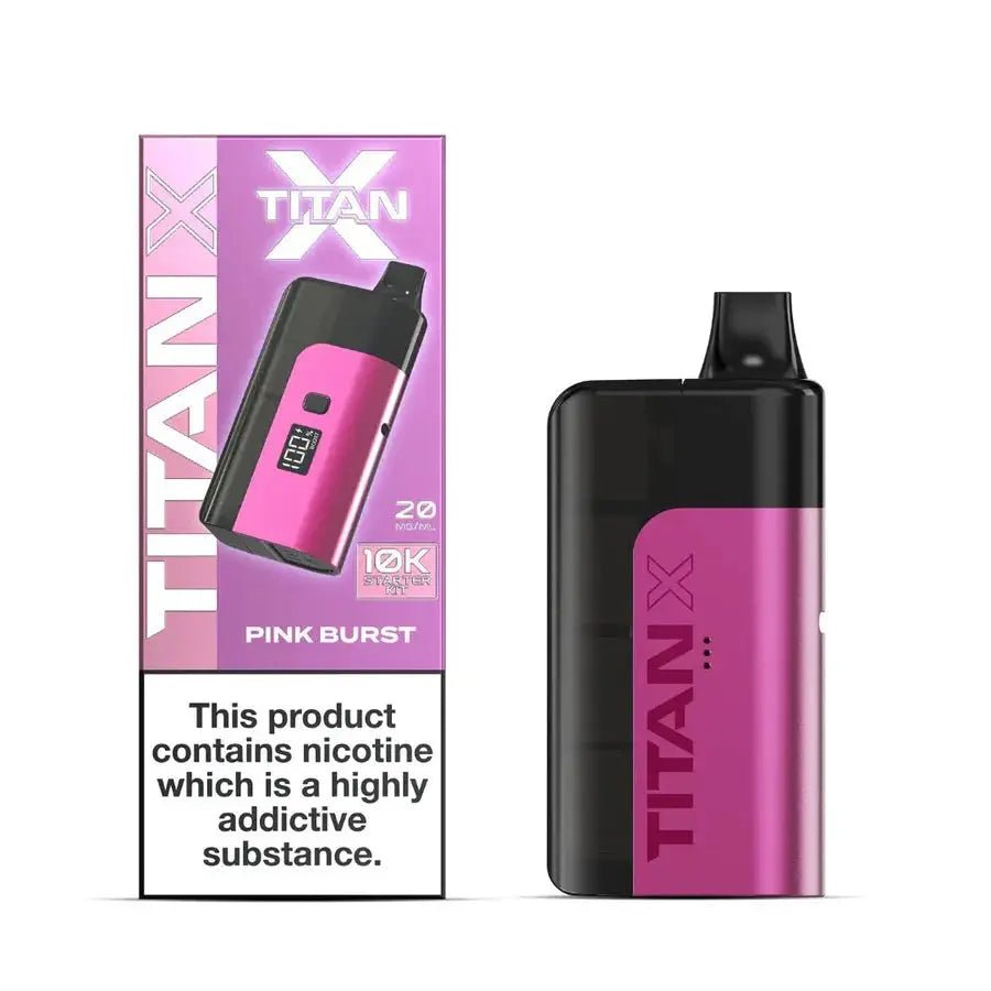 Titan X Prefilled Pod Kit | Popular Titan Vape - Pink Burst-Planet Puff