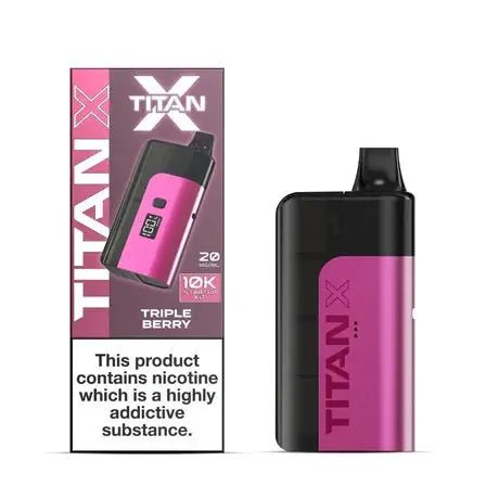 Titan X Prefilled Pod Kit | Popular Titan Vape - Triple Berry-Planet Puff