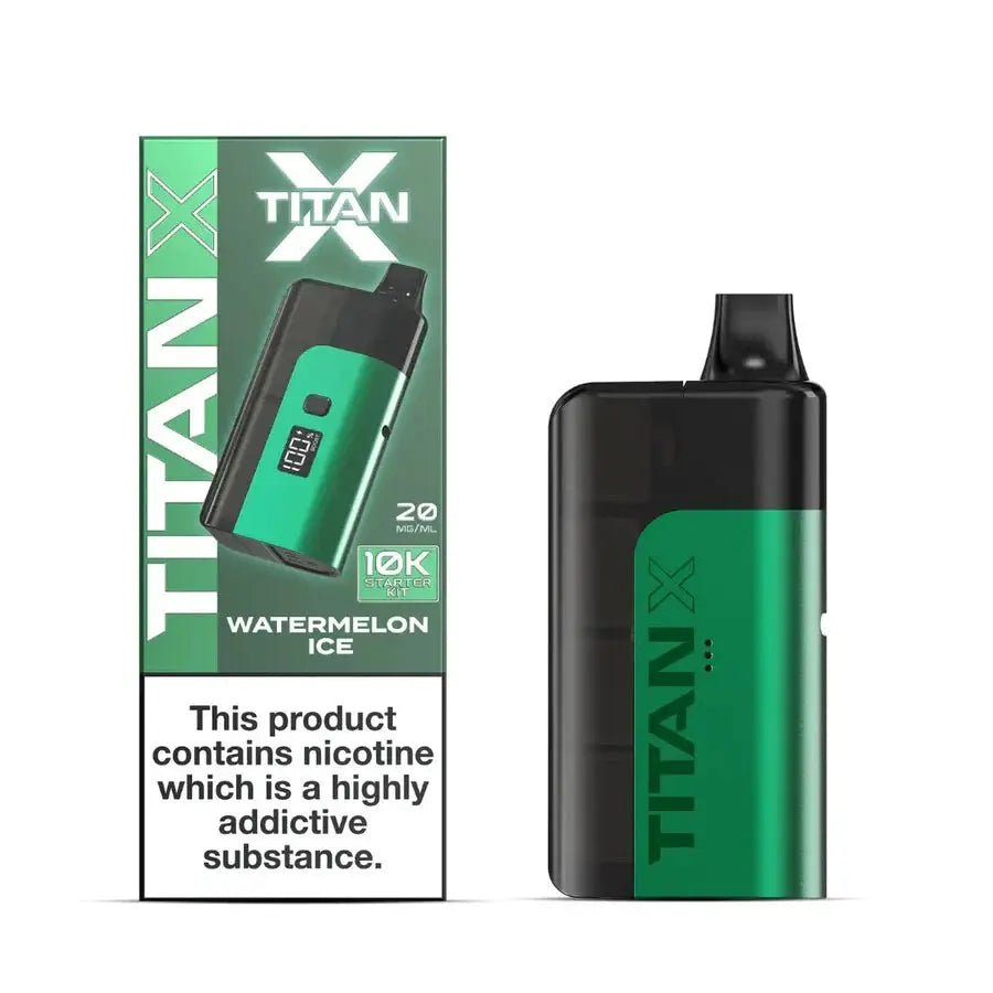 Titan X Prefilled Pod Kit | Popular Titan Vape - Watermelon Ice-Planet Puff