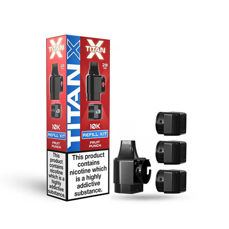 Titan X Refill Pods -Fruit Punch-Planet Puff