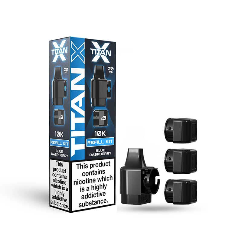 Titan X Refill Pods -Sour Apple-Planet Puff