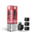 Titan X Refill Pods -Strawberry Raspberry Cherry-Planet Puff